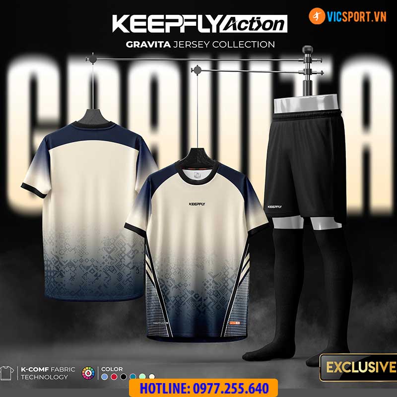 Áo đá banh thiết kế Keepfly Exclusive Gravita - Hình ảnh 11