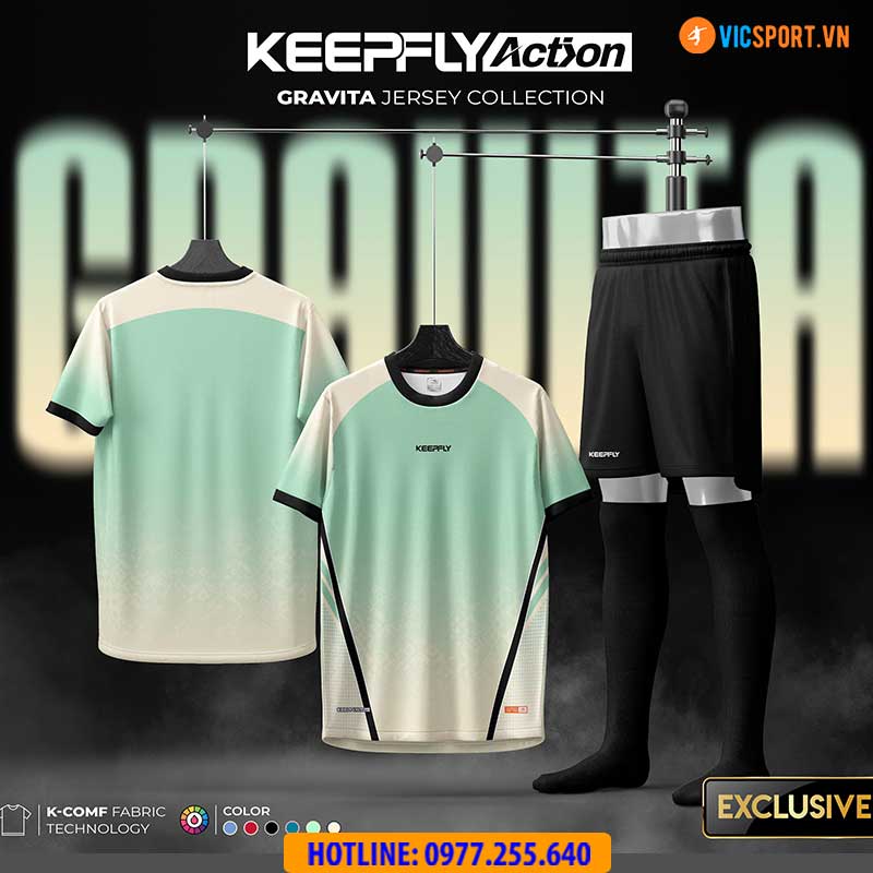 Áo đá banh thiết kế Keepfly Exclusive Gravita - Hình ảnh 9