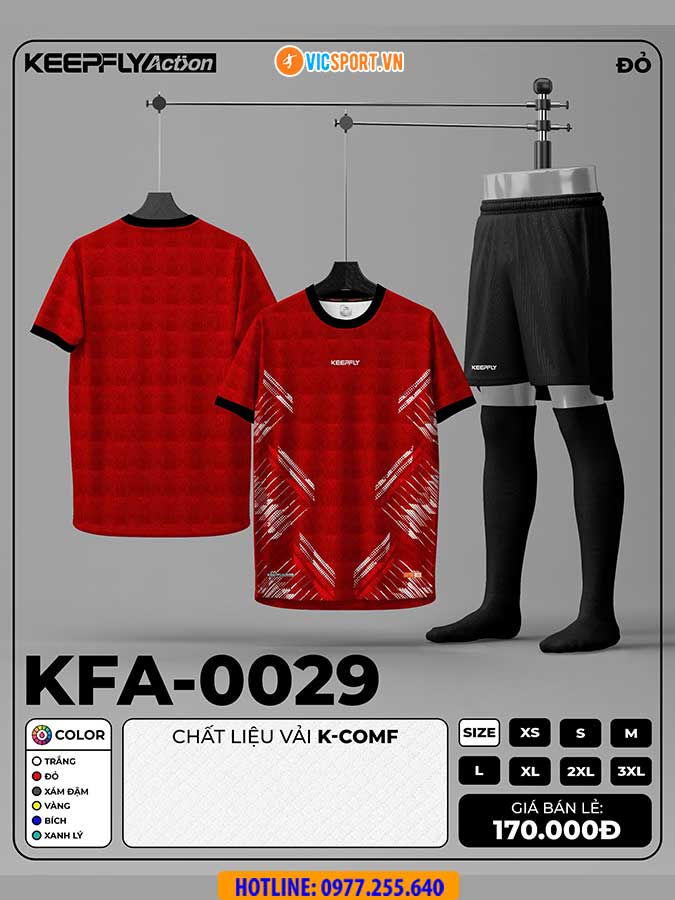 Áo đá banh thiết kế Keepfly KFA 0029 - Hình ảnh 7