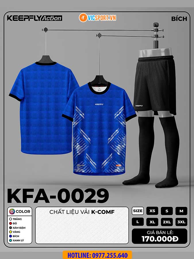 Áo đá banh thiết kế Keepfly KFA 0029 - Hình ảnh 4