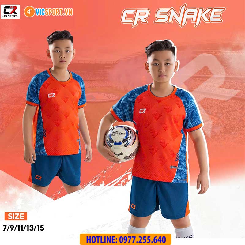 Áo đá banh trẻ em CR Snake - Hình ảnh 4