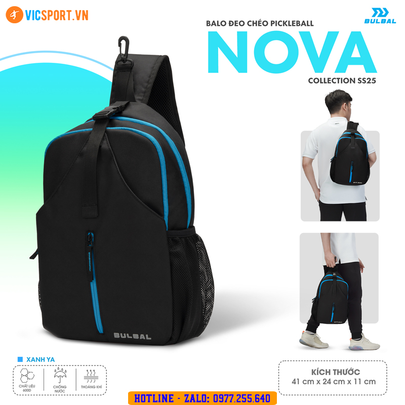 Balo pickleball đeo chéo Bulbal Nova - Hình ảnh 8