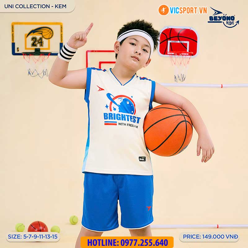 Bộ quần áo thể thao trẻ em Beyono Uni - Hình ảnh 7