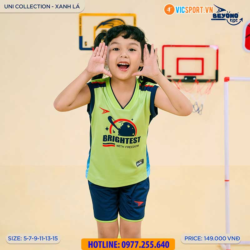 Bộ quần áo thể thao trẻ em Beyono Uni - Hình ảnh 10