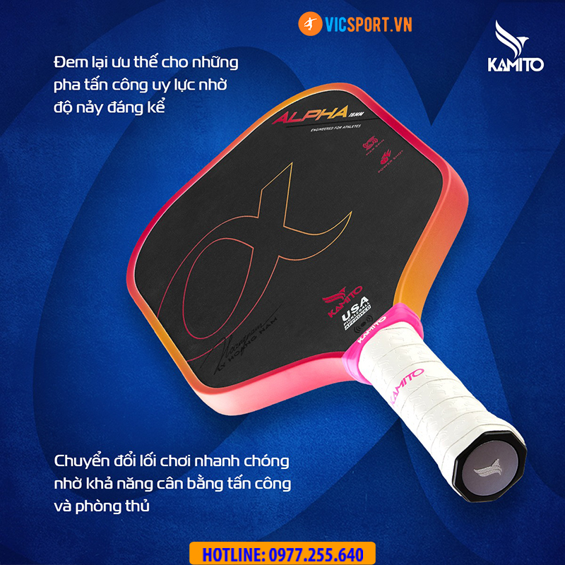 Vợt pickleball Kamito Alpha - Hình ảnh 10