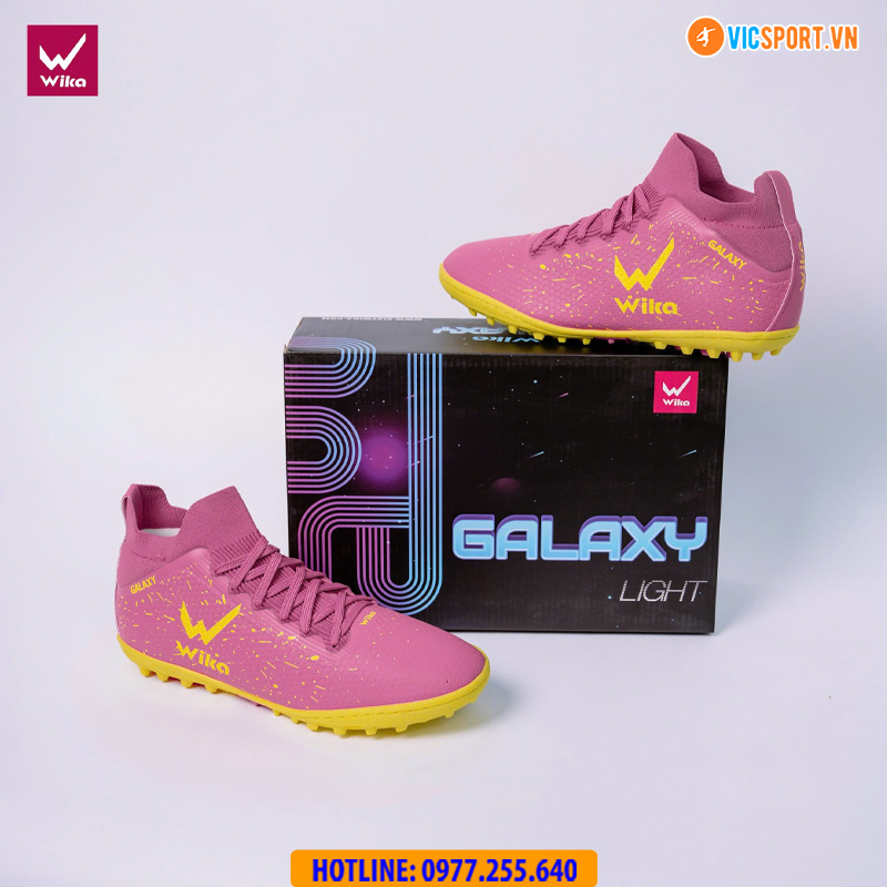 Giày đá banh cổ cao Wika Galaxy Light đế TF - Hình ảnh 17