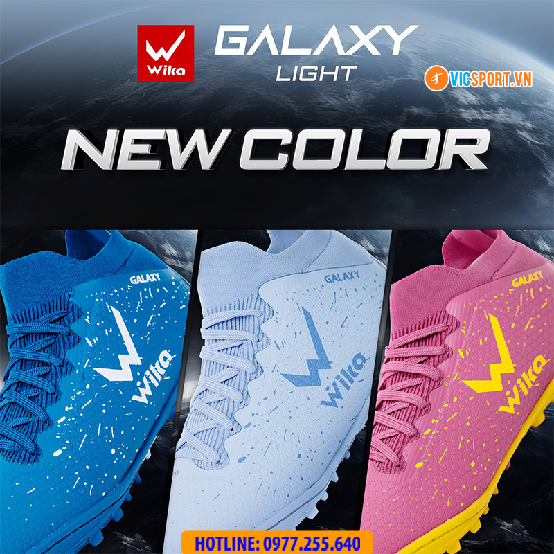 Giày đá banh cổ cao Wika Galaxy Light đế TF - Hình ảnh 15