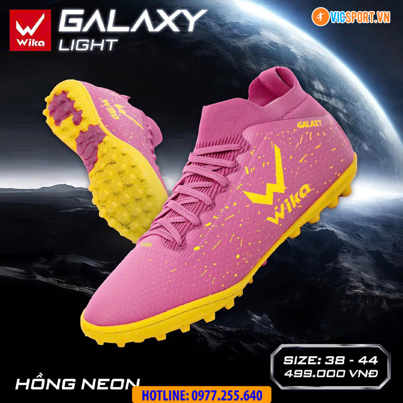 Giày đá banh cổ cao Wika Galaxy Light đế TF - Hình ảnh 13