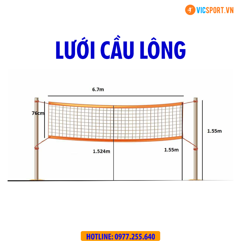 Lưới cầu lông Toàn Thắng