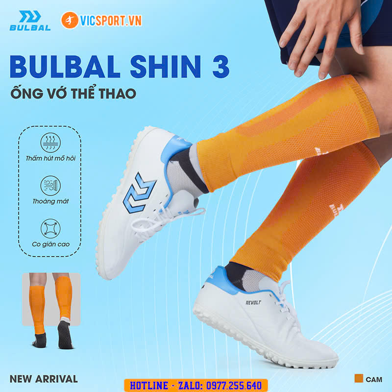 Tất ống – Ống vớ thể thao Bulbal Shin 03 - Hình ảnh 2