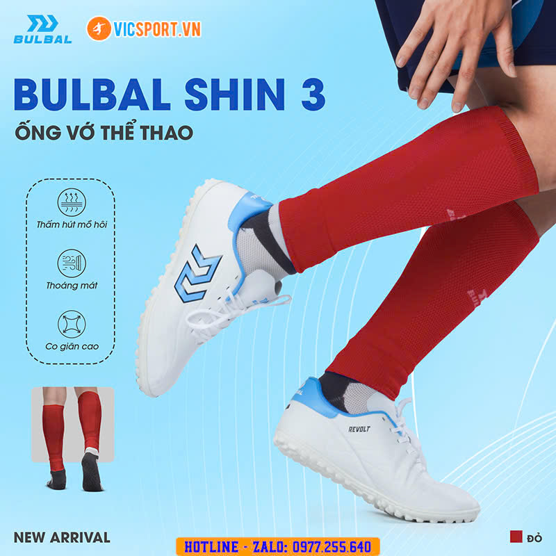 Tất ống – Ống vớ thể thao Bulbal Shin 03 - Hình ảnh 4