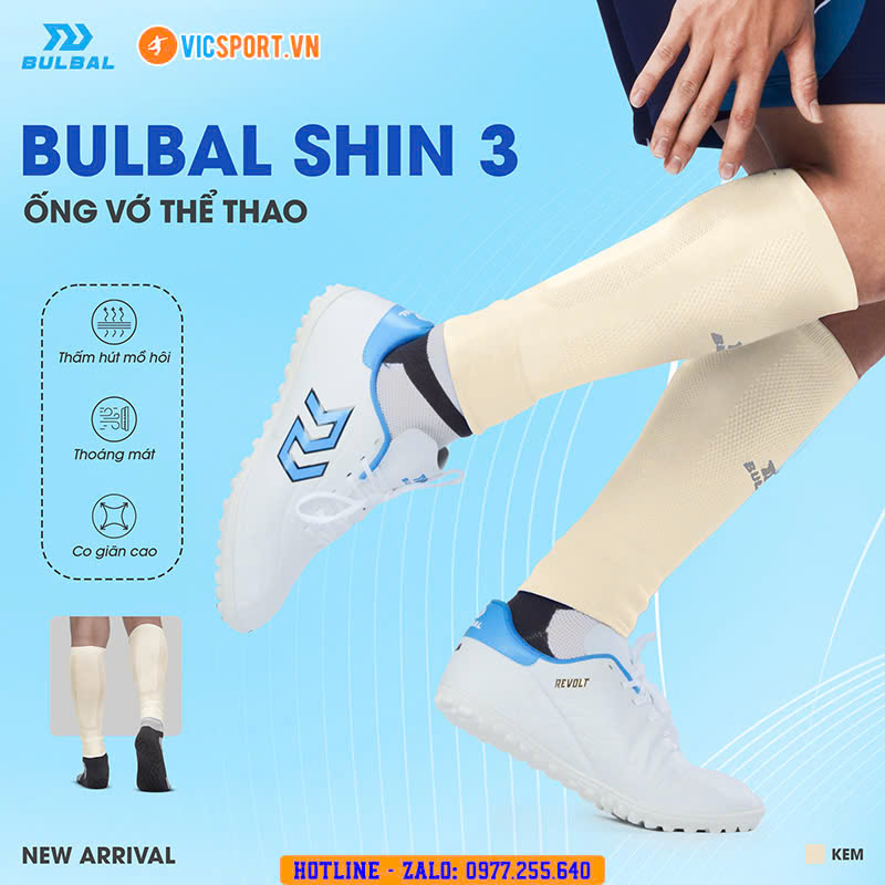 Tất ống – Ống vớ thể thao Bulbal Shin 03 - Hình ảnh 5