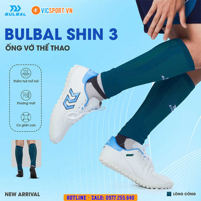 Tất ống – Ống vớ thể thao Bulbal Shin 03 - Hình ảnh 9