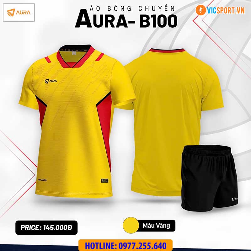 Quần áo bóng chuyền Aura B100 - Hình ảnh 5
