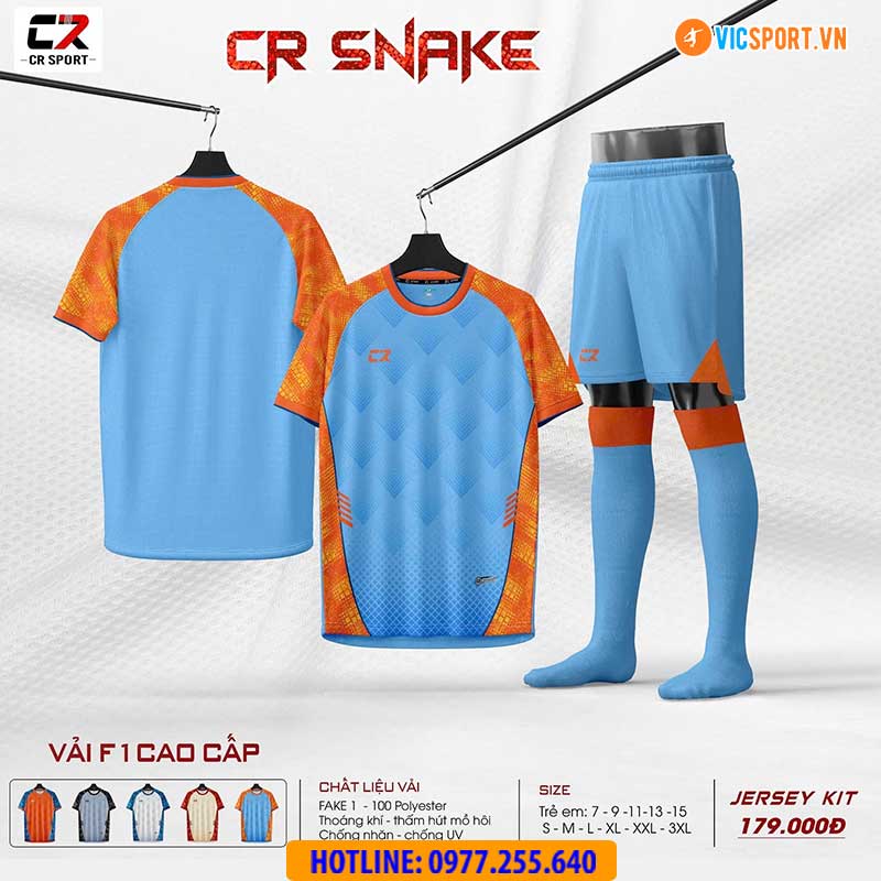 Áo đá banh trẻ em CR Snake - Hình ảnh 13