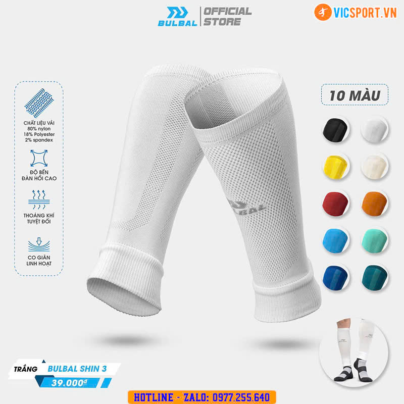 Tất ống – Ống vớ thể thao Bulbal Shin 03 - Hình ảnh 17