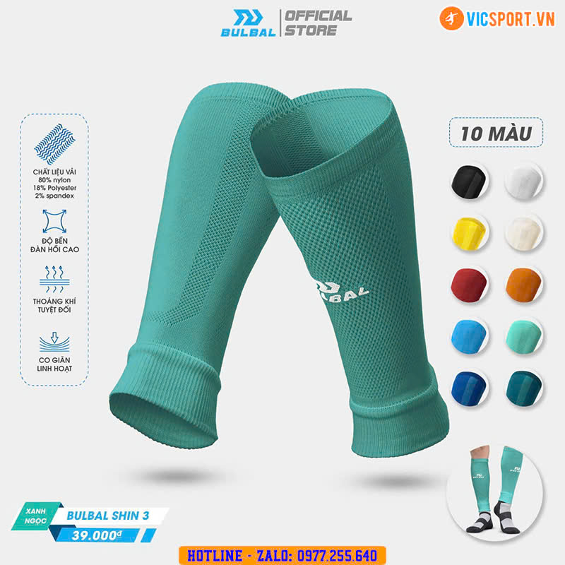 Tất ống – Ống vớ thể thao Bulbal Shin 03 - Hình ảnh 21