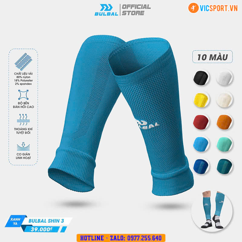 Tất ống – Ống vớ thể thao Bulbal Shin 03 - Hình ảnh 22