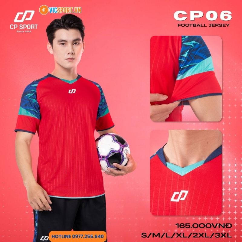 Áo đá banh không logo CP06 - Hình ảnh 18