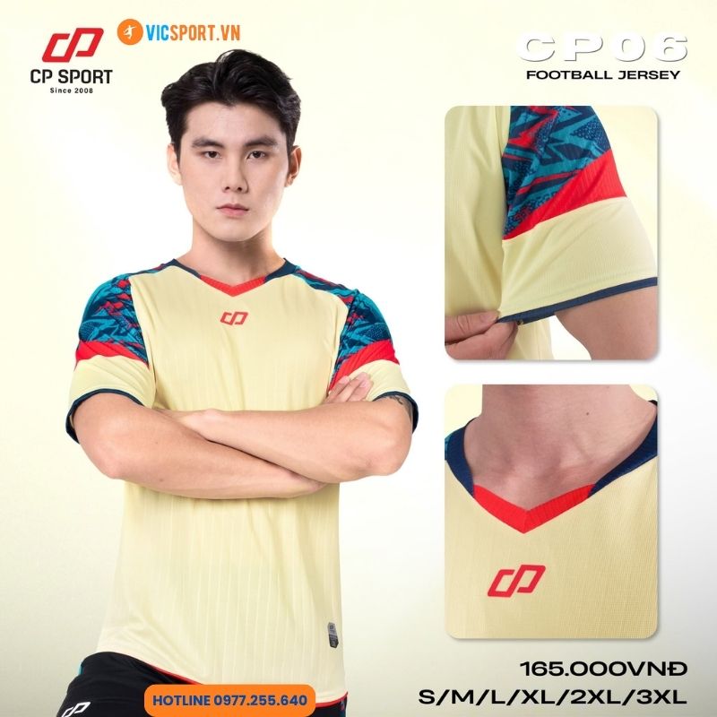 Áo đá banh không logo CP06 - Hình ảnh 19
