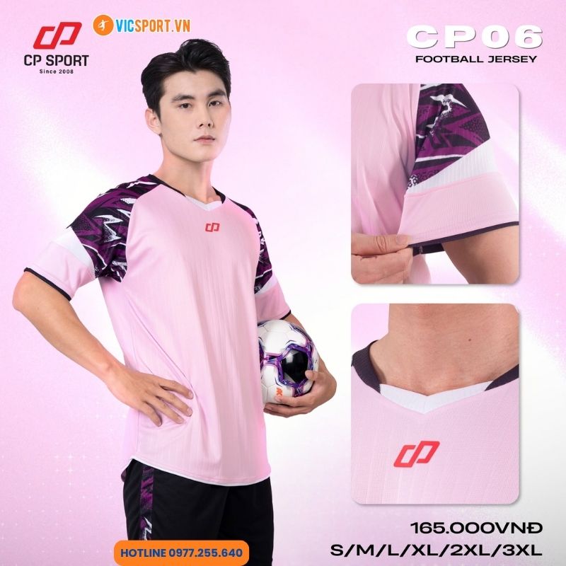 Áo đá banh không logo CP06 - Hình ảnh 20
