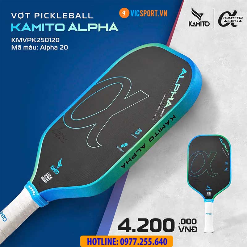Vợt pickleball Kamito Alpha - Hình ảnh 14