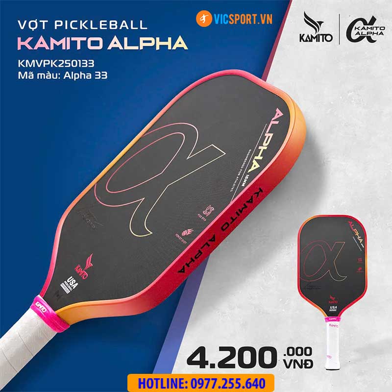 Vợt pickleball Kamito Alpha - Hình ảnh 17