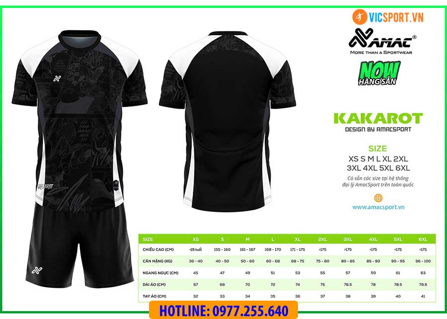 Áo đá banh thiết kế Amac Kakarot - Hình ảnh 14