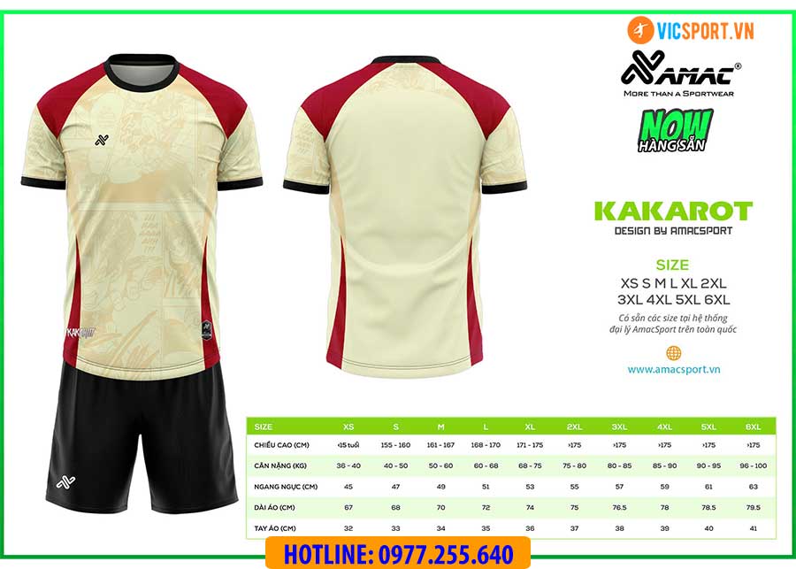 Áo đá banh thiết kế Amac Kakarot - Hình ảnh 17