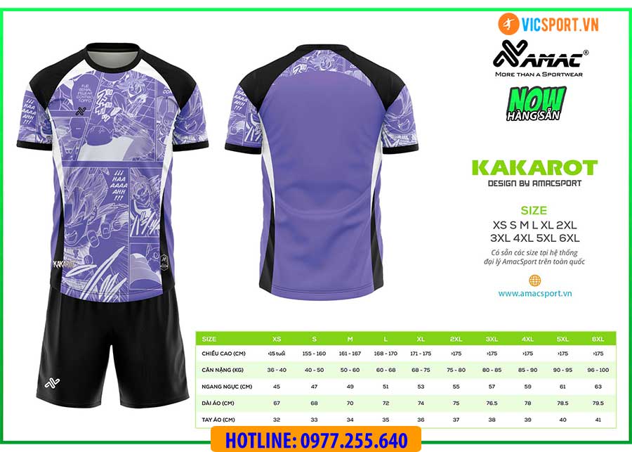Áo đá banh thiết kế Amac Kakarot - Hình ảnh 19