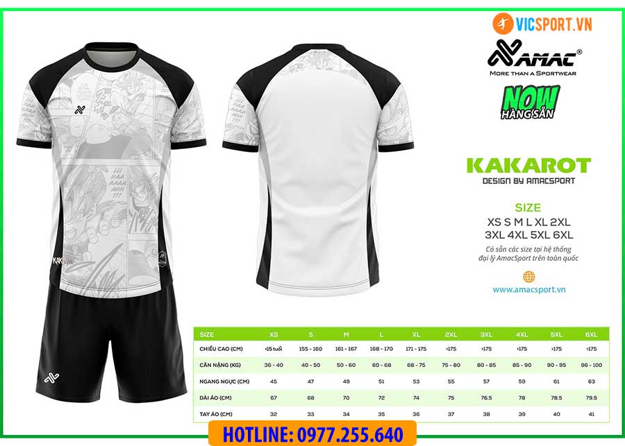 Áo đá banh thiết kế Amac Kakarot - Hình ảnh 20