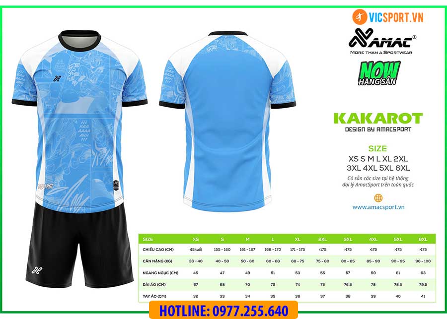 Áo đá banh thiết kế Amac Kakarot - Hình ảnh 21