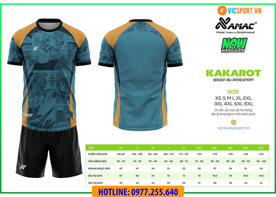 Áo đá banh thiết kế Amac Kakarot - Hình ảnh 22