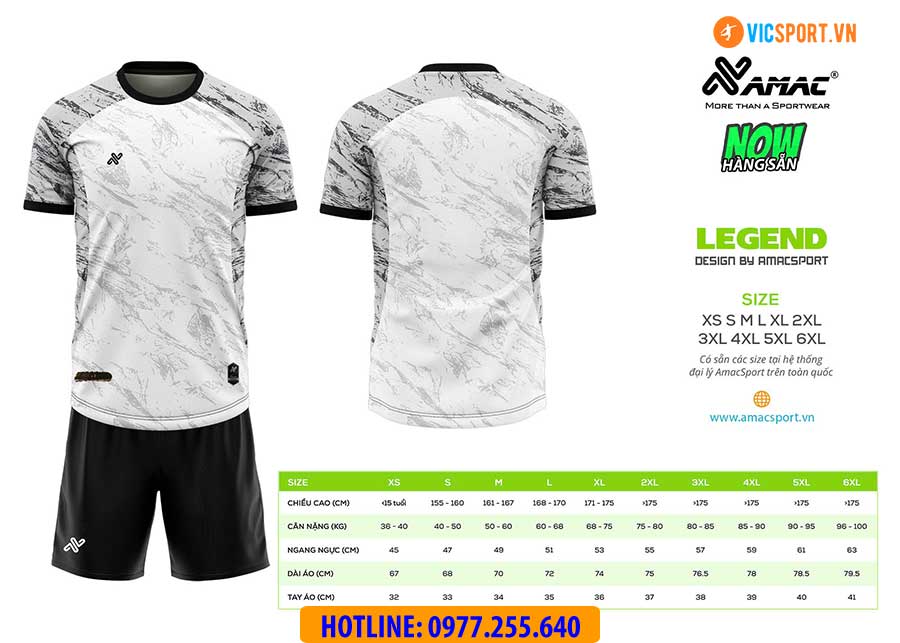 Áo đá banh thiết kế Amac Legend - Hình ảnh 15