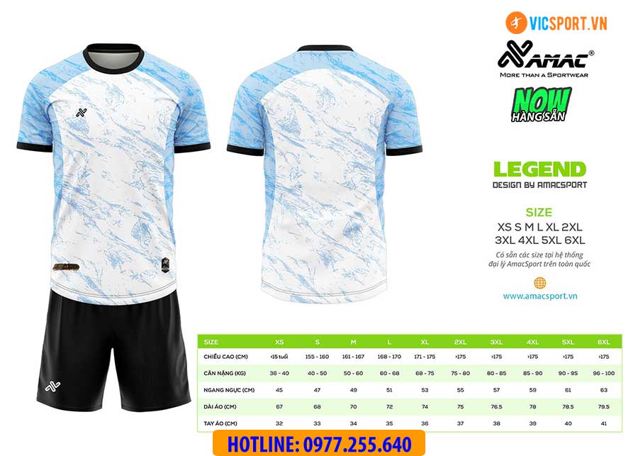 Áo đá banh thiết kế Amac Legend - Hình ảnh 17