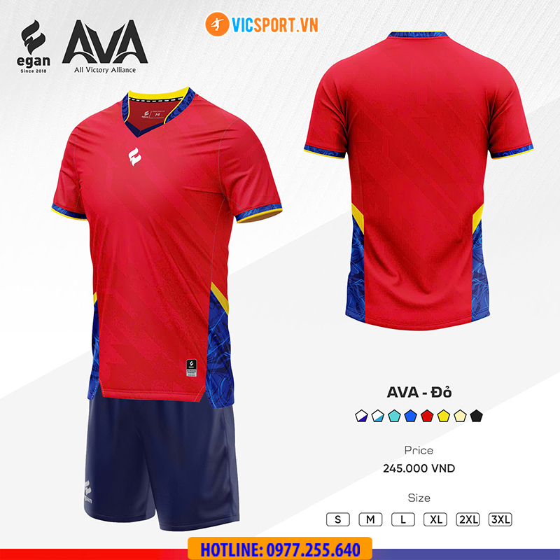 Áo đá banh không logo Egan Ava - Hình ảnh 3
