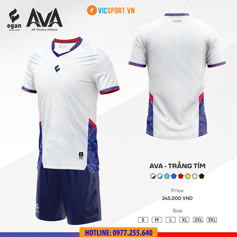 Áo đá banh không logo Egan Ava - Hình ảnh 4