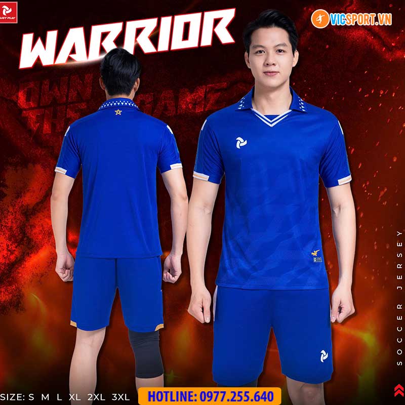 Áo đá banh không logo Justplay Warrior - Hình ảnh 7