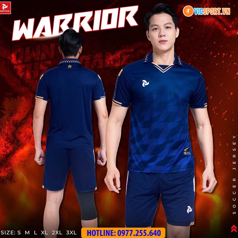 Áo đá banh không logo Justplay Warrior - Hình ảnh 9
