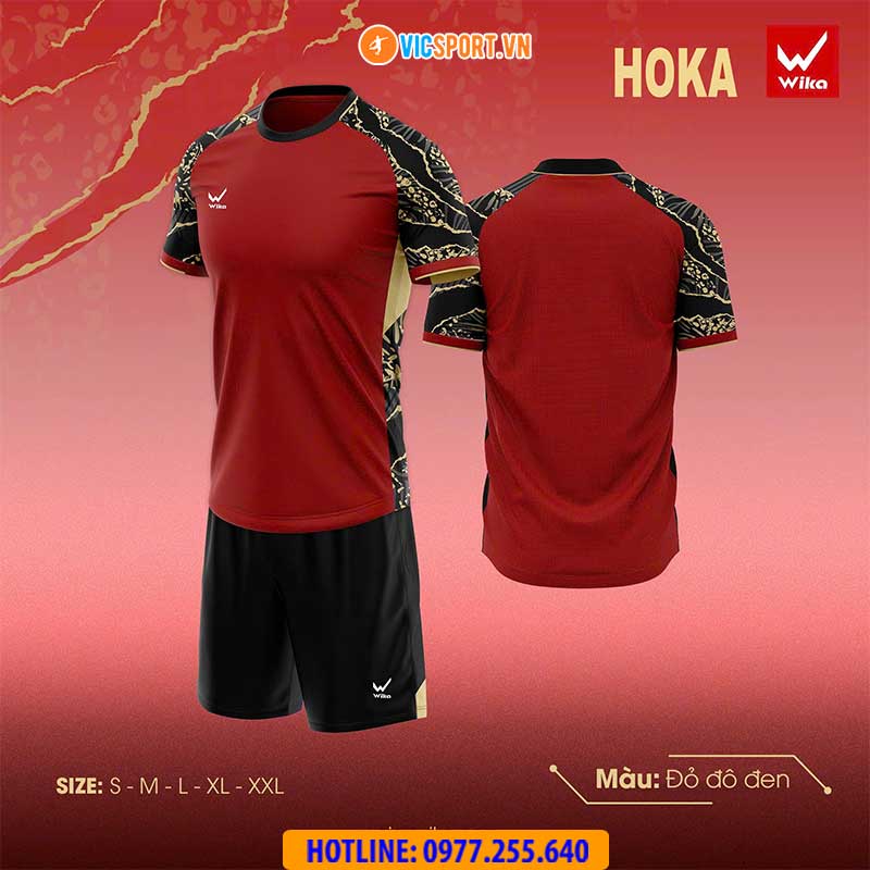Áo đá banh không logo Wika Hoka - Hình ảnh 9