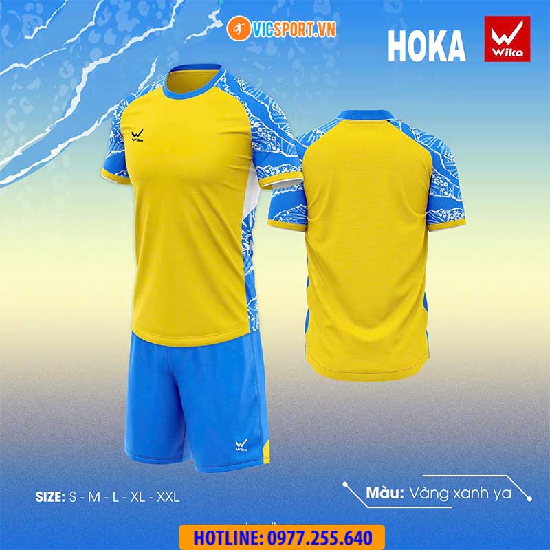 Áo đá banh không logo Wika Hoka - Hình ảnh 11