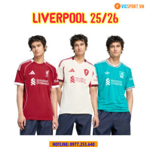 Áo đá banh Clb Liverpool mùa giải 2025-2026 vải mè