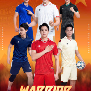 Áo đá banh không logo Justplay Warrior