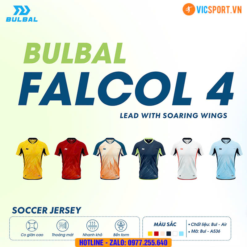 Áo đá banh không logo Bulbal Falcol 4 - Hình ảnh 12