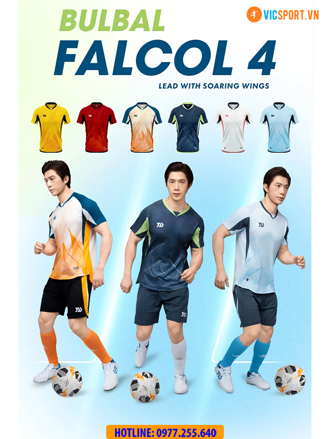 Áo đá banh không logo Bulbal Falcol 4
