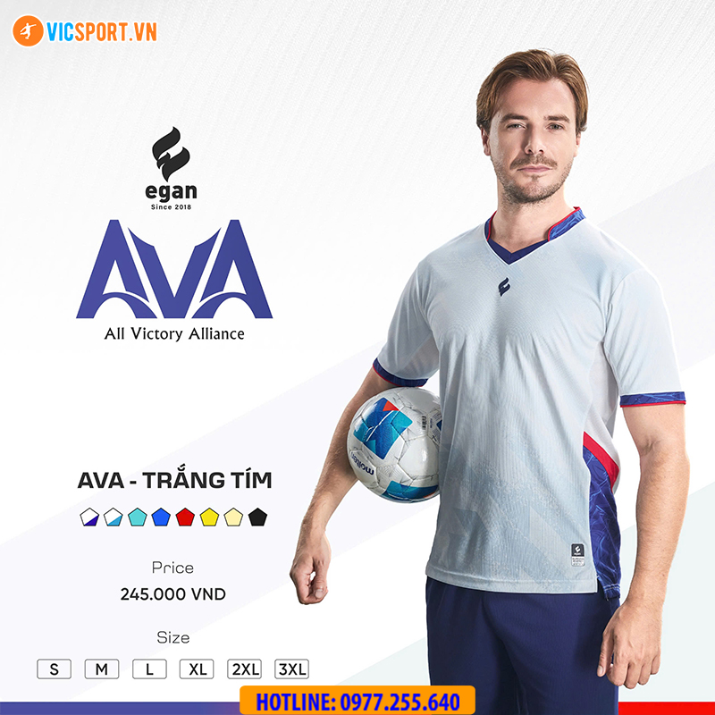 Áo đá banh không logo Egan Ava - Hình ảnh 13