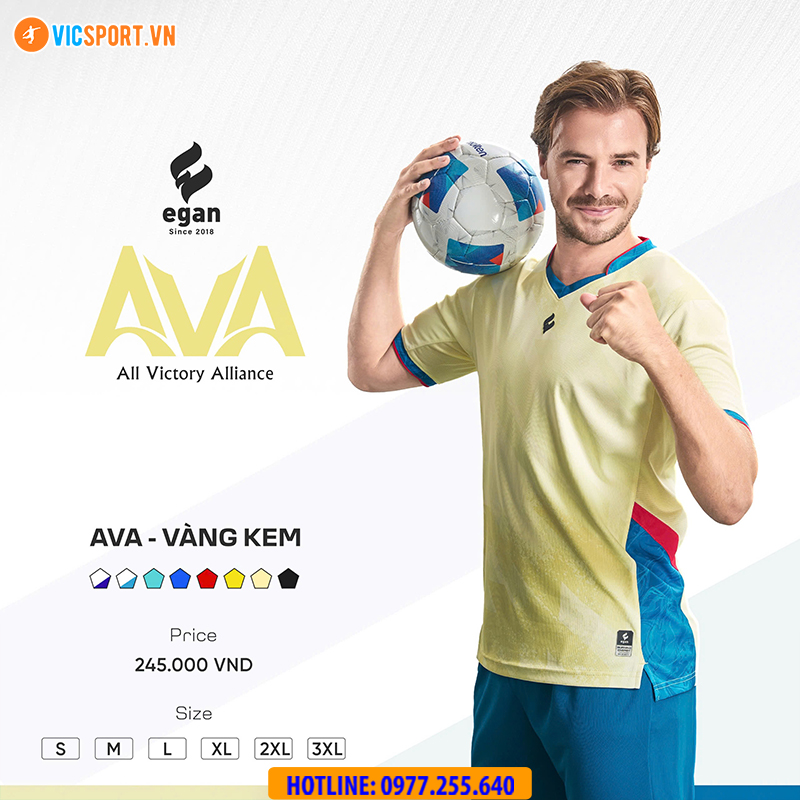 Áo đá banh không logo Egan Ava - Hình ảnh 16