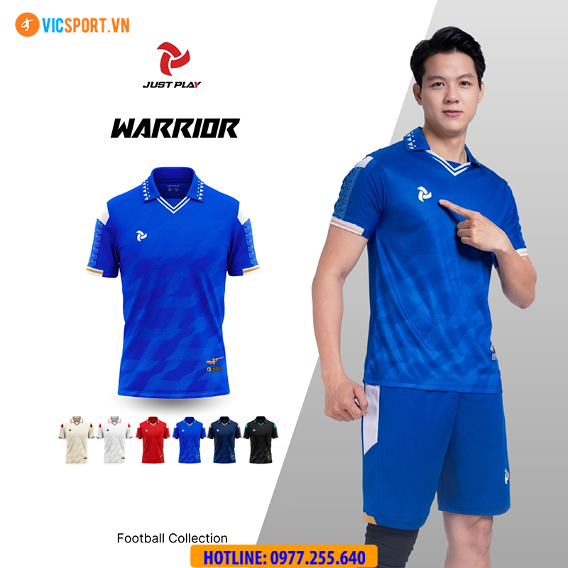 Áo đá banh không logo Justplay Warrior - Hình ảnh 22