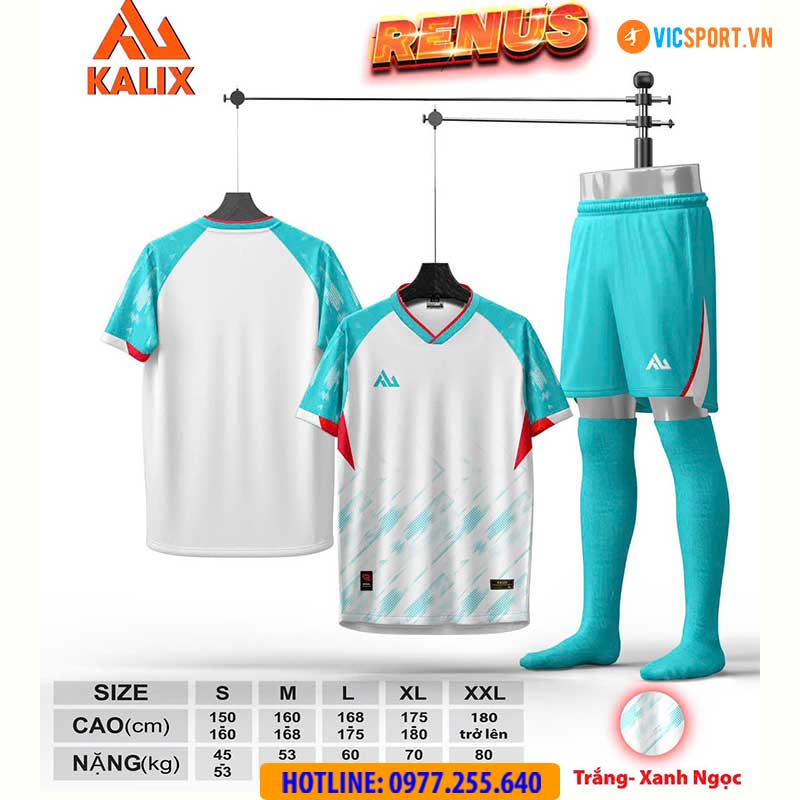 Áo đá banh không logo Kalix Renus - Hình ảnh 4