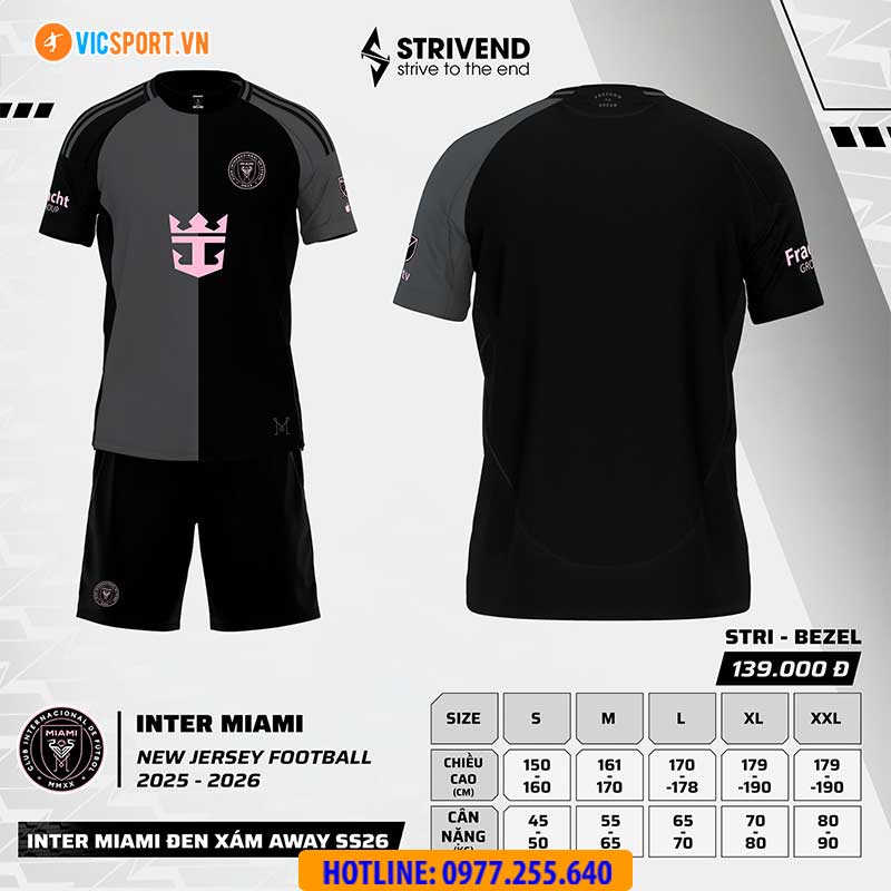Áo đá banh Clb Inter Miami SS26 Strivend - Hình ảnh 6